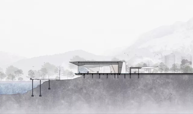 剖面图，，，，，，，豪门国际建筑设计